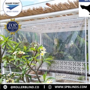 Pilih Tirai Plastik Bening Outdoor Anti Hujan atau Suntex Blind?
