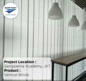 Vertical Blinds Tahan Air