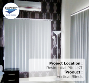 Vertical Blinds untuk Apartemen Modern