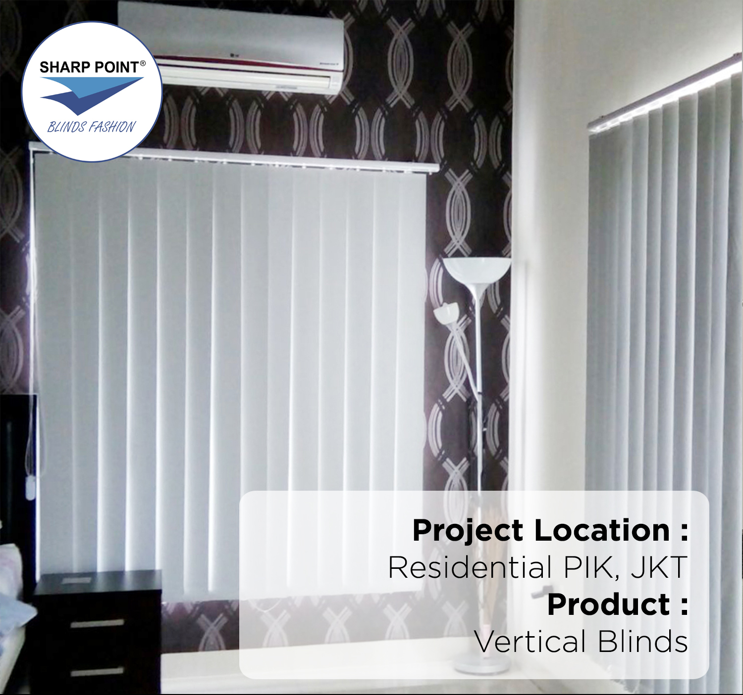 Vertical Blinds untuk Apartemen Modern