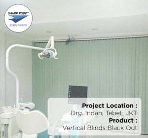 Vertical Blinds untuk Ruang Tamu