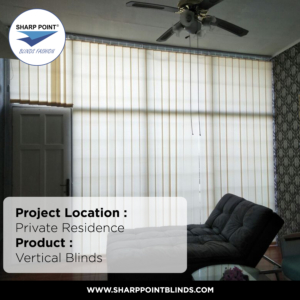 Vertical Blinds Transparan