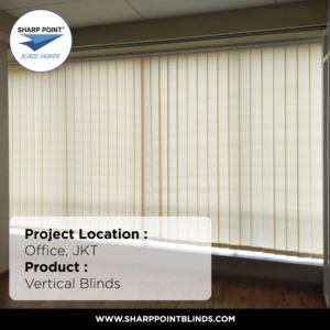 Vertical Blinds untuk Jendela Besar